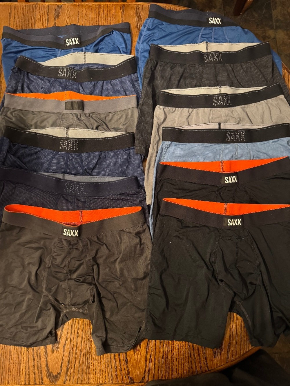 12 SAXX Boxers